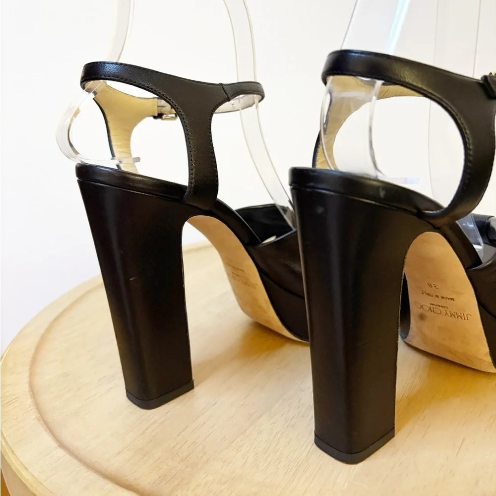 Jimmy Choo Heloise Nappa Platform Heel - Picture 10 of 12